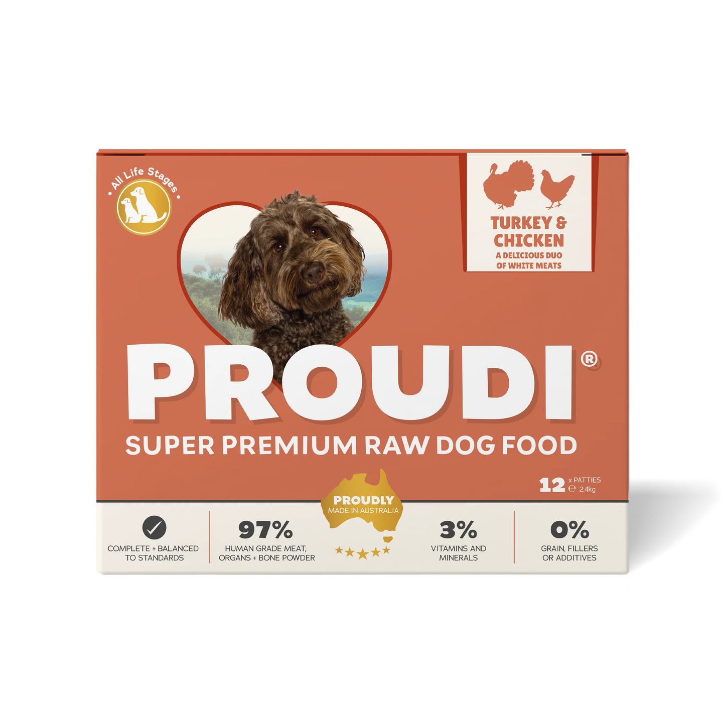 Proudi Dog Turkey & Chicken