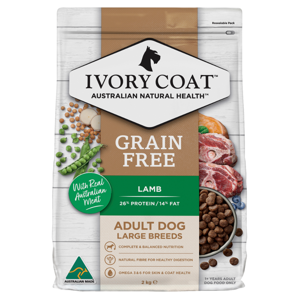 Ivory Coat Dog Lamb 2kg | Large Breed