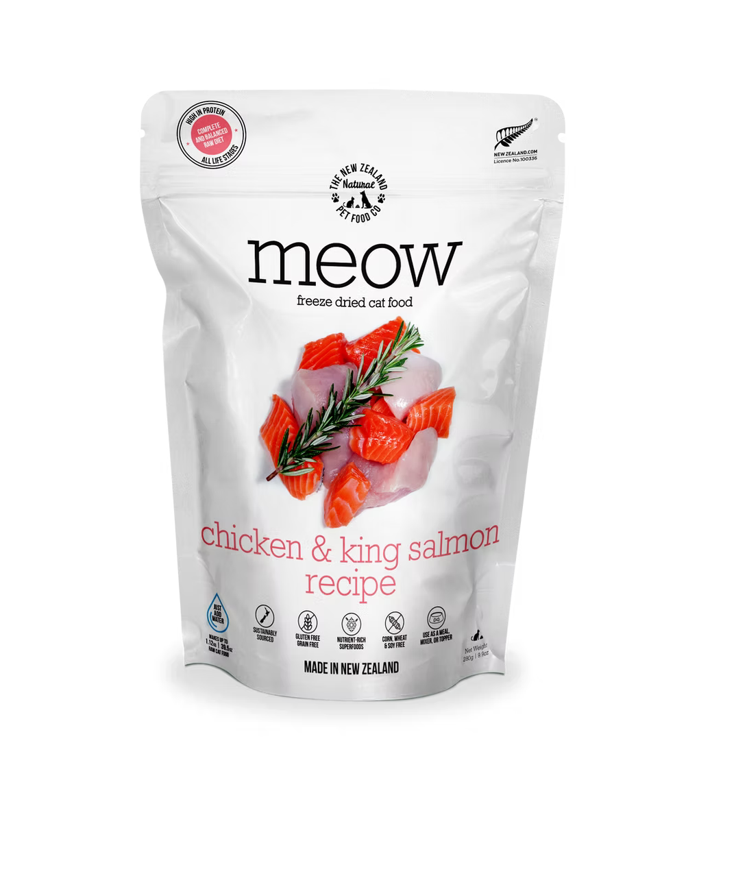Meow Chicken & King Salmon