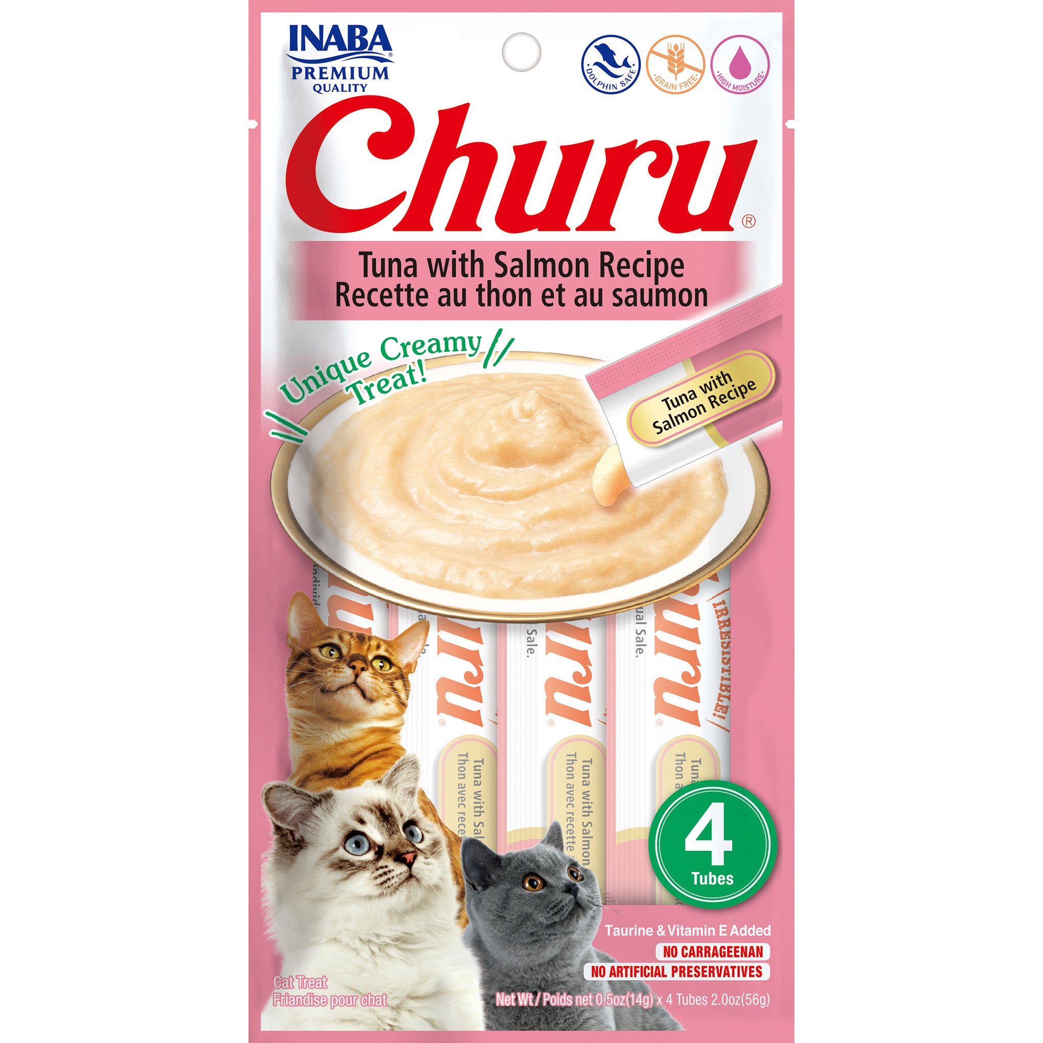 Inaba Churu Puree for Cats Tuna & Salmon 56g