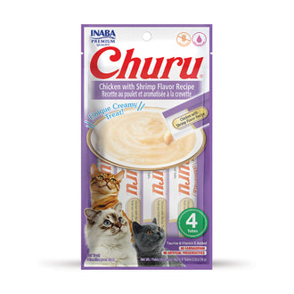 Inaba Churu Puree for Cats Chicken & Shrimp 56g