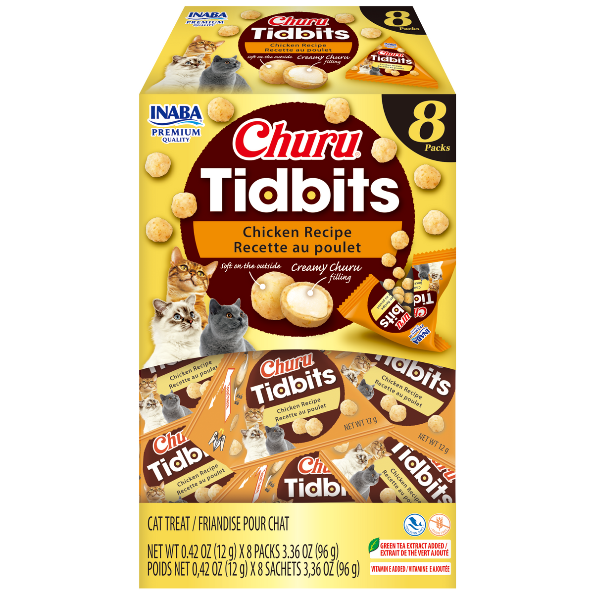 INABA Churu Cat Tidbits Chicken 96g