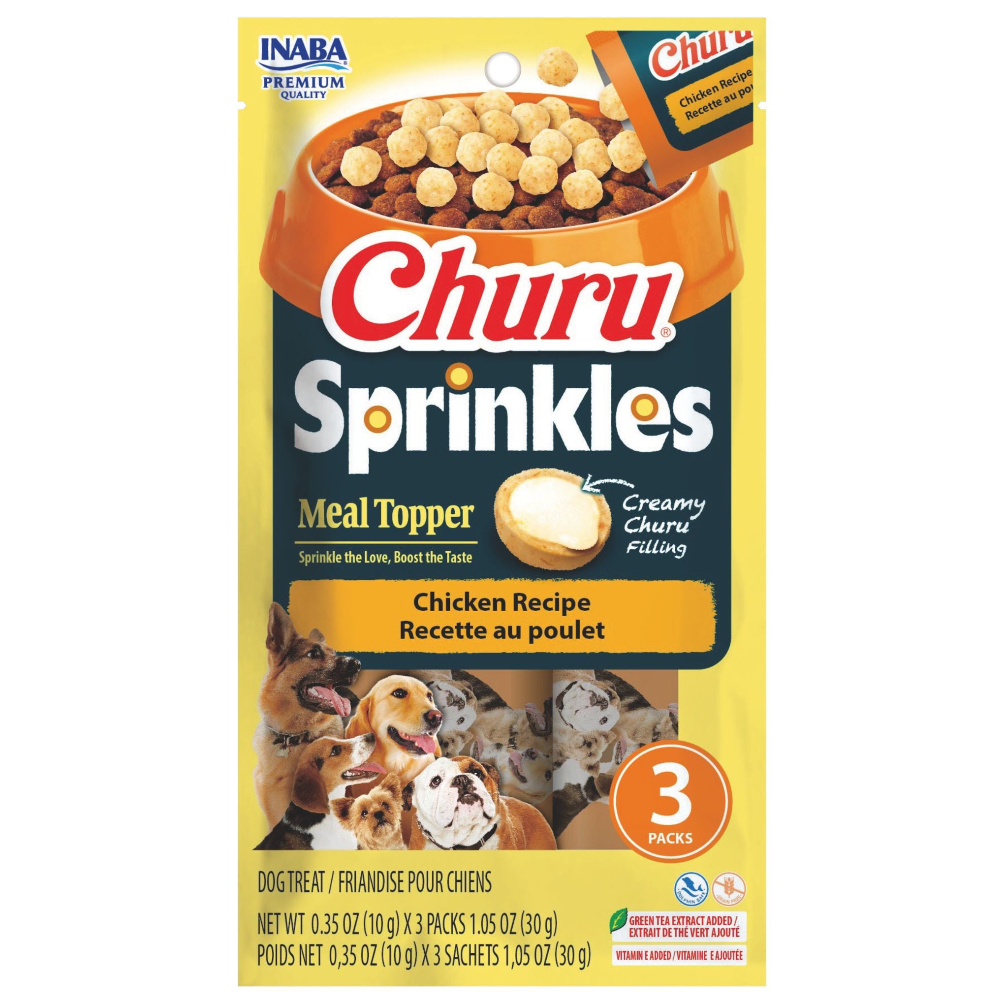 INABA Churu Dog Sprinkles Chicken 30g