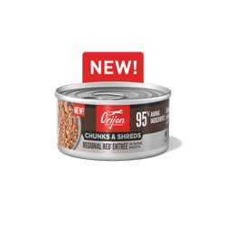 Orijen Chunks & Shreds | Regional Red 85g