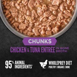 Orijen Chunks & Shreds | Chicken & Tuna for Kittens 85g