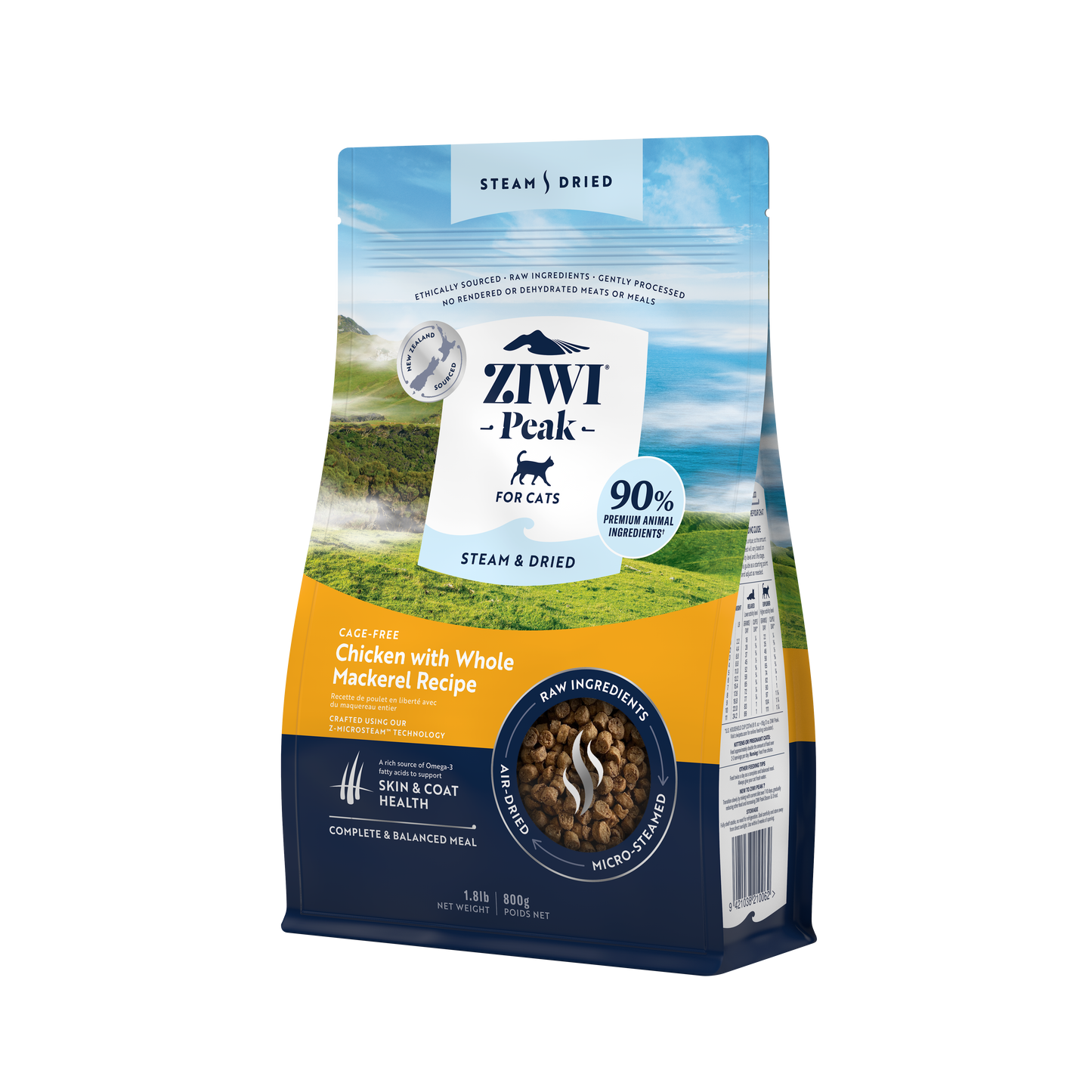 Ziwi Cat Steam & Dried Chicken with Whole Mackerel