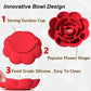 Rose-Shaped 3-in-1 Pet Slow Food Bowl Silicone Licking Mat and Puzzle Feeder