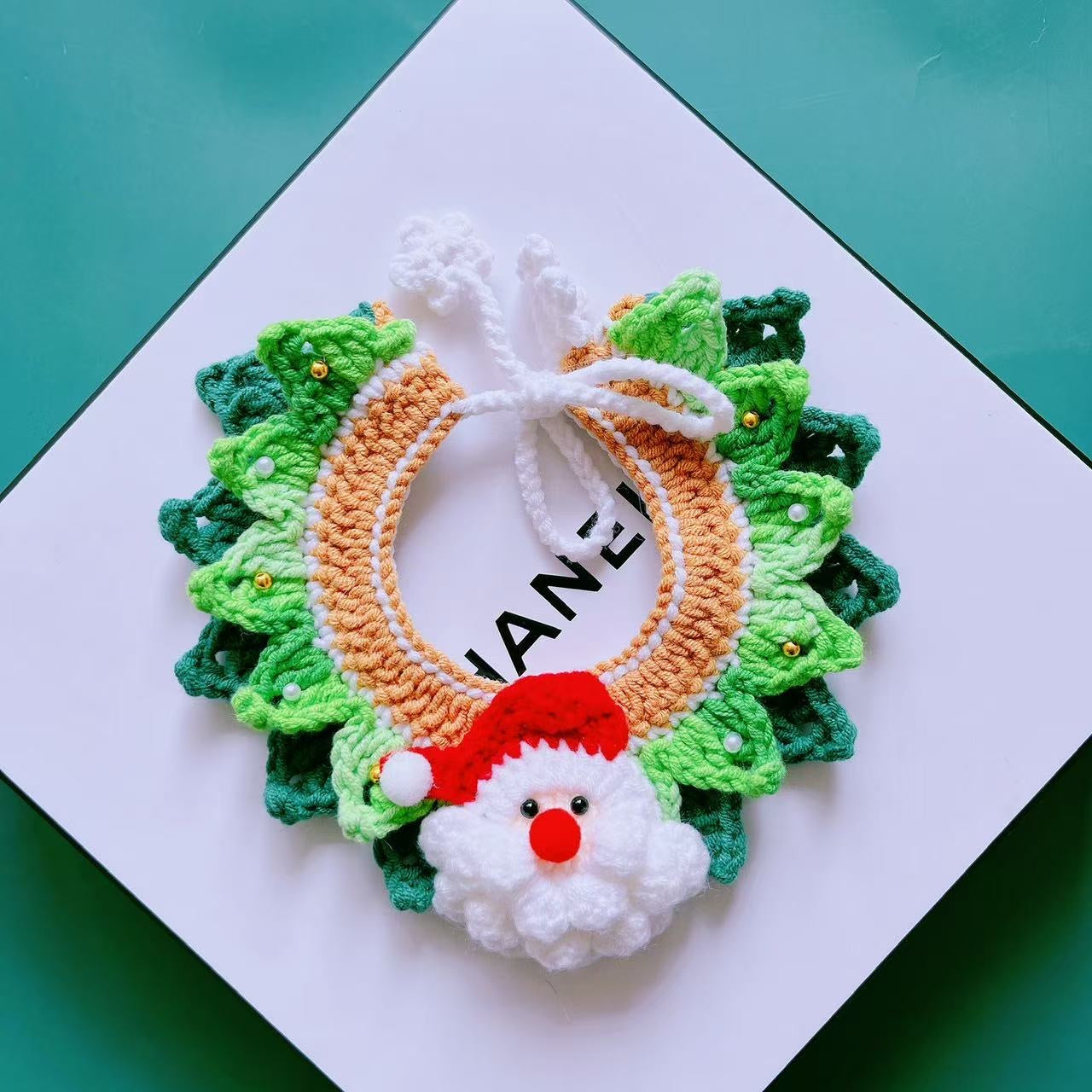 Handmade Xmas Santa Bandana