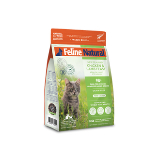 Feline Natural Freeze Dried Chicken & Lamb Feast 320g