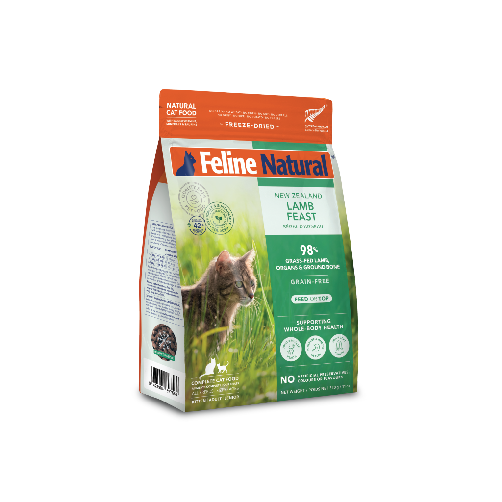 Feline Natural Freeze Dried Lamb 320g