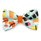 Bow Tie Cat Collar Set - "Sushi Date" - Sushi Cat Collar + Bow Tie (Removable) / Breakaway