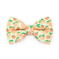 Bow Tie Cat Collar Set - "Just Peachy" - Peach Cat Collar w/ Matching Bowtie / Peaches, Fruit, Spring, Summer / Cat,
