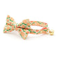 Bow Tie Cat Collar Set - "Just Peachy" - Peach Cat Collar w/ Matching Bowtie / Peaches, Fruit, Spring, Summer / Cat,