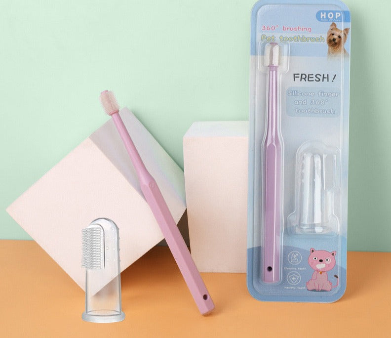 Finger Toothbrush and 360 degrees Set