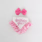 Silk Ruffles Birthday Bandana