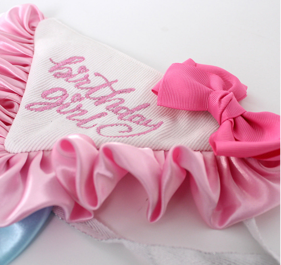 Silk Ruffles Birthday Bandana