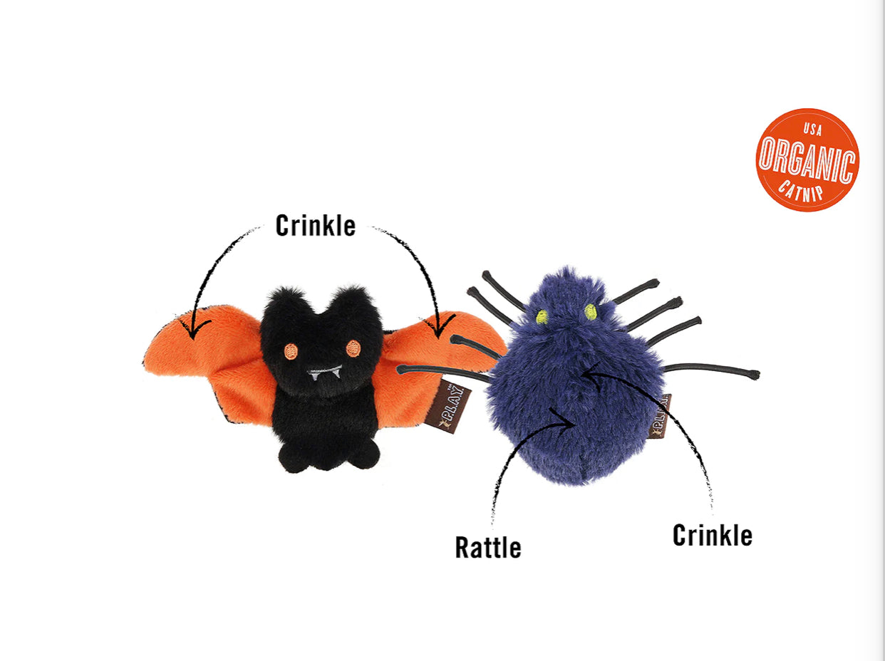 Feline Frenzy - Halloween Cat Toy Collection With Catnip