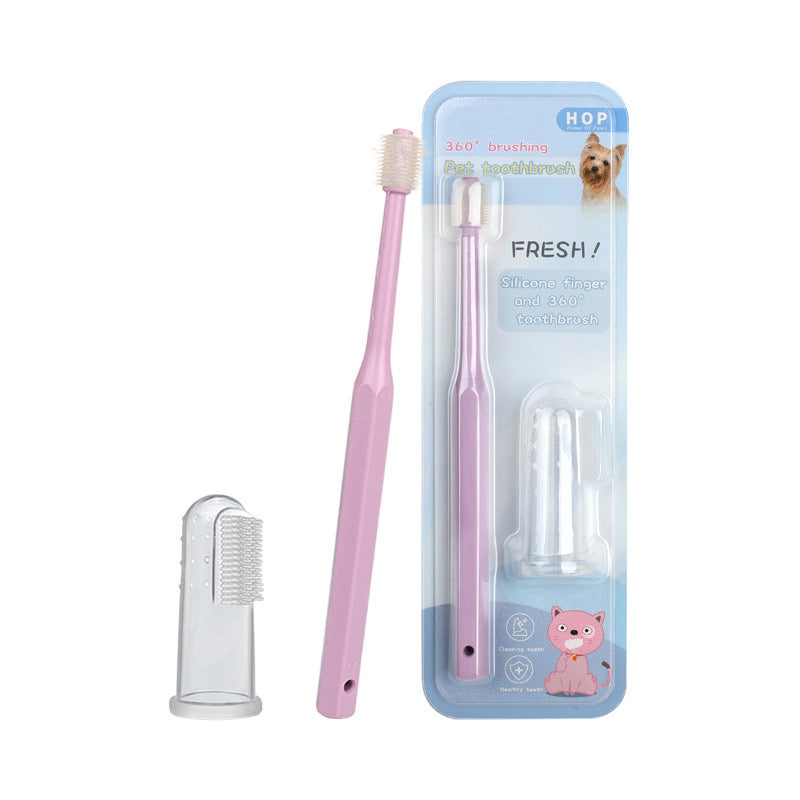 Finger Toothbrush and 360 degrees Set