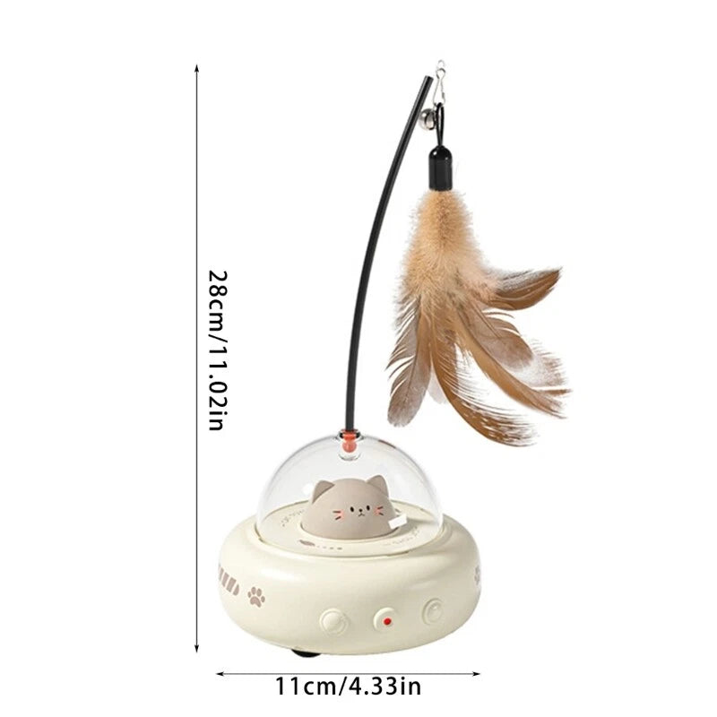 USB Laser Fun Teasing Cats Toy Automatic Indoor Playing Pet Toy
