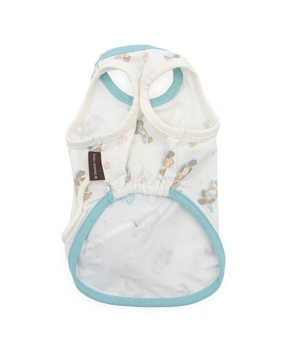 Pet Paradise Cooling Tank Top (Otter Pattern) | Pet Paradise Japan.