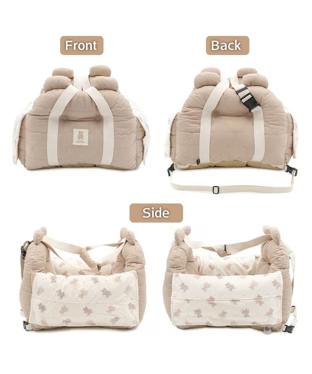 Pet Paradise Kuma-chan Quilted Drive Carrier