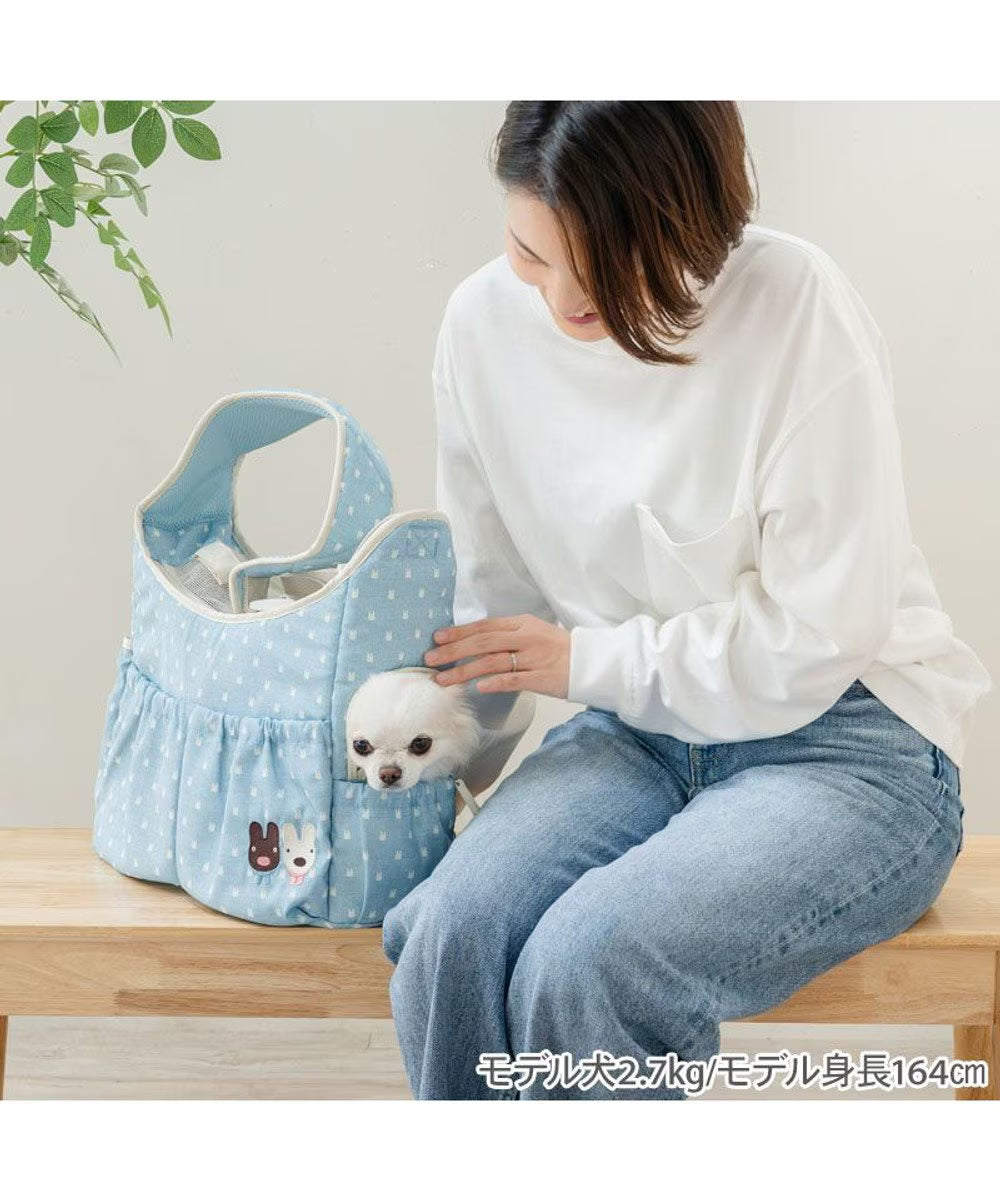 Authentic Lisa and Gaspard Embroidered Sling Bag