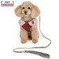 Authentic Lisa and Gaspard Harness & Leash Set Cocoa