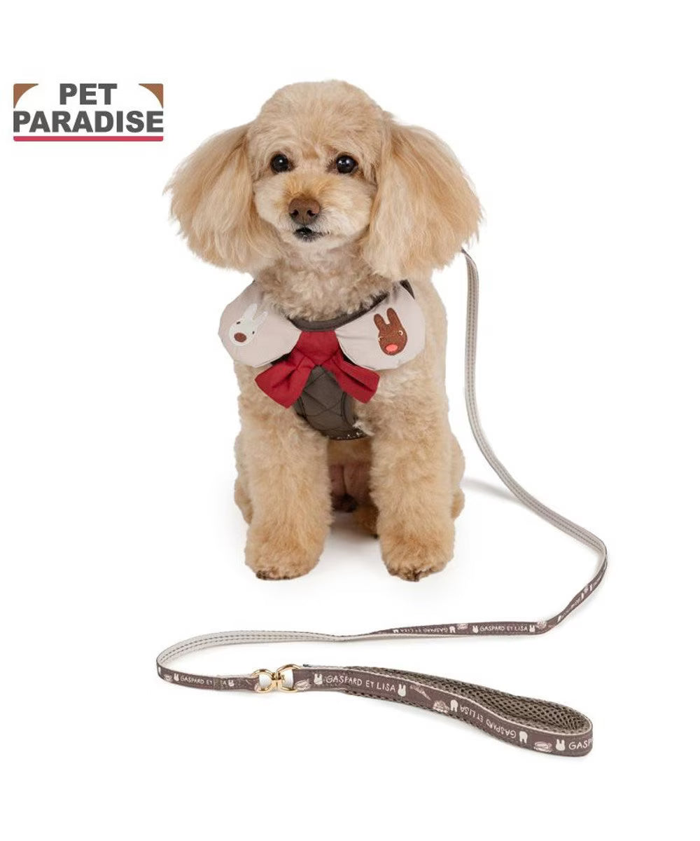 Authentic Lisa and Gaspard Harness & Leash Set Cocoa