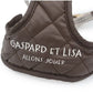 Authentic Lisa and Gaspard Harness & Leash Set Cocoa