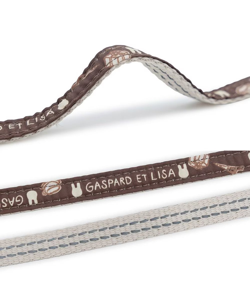 Authentic Lisa and Gaspard Harness & Leash Set Cocoa