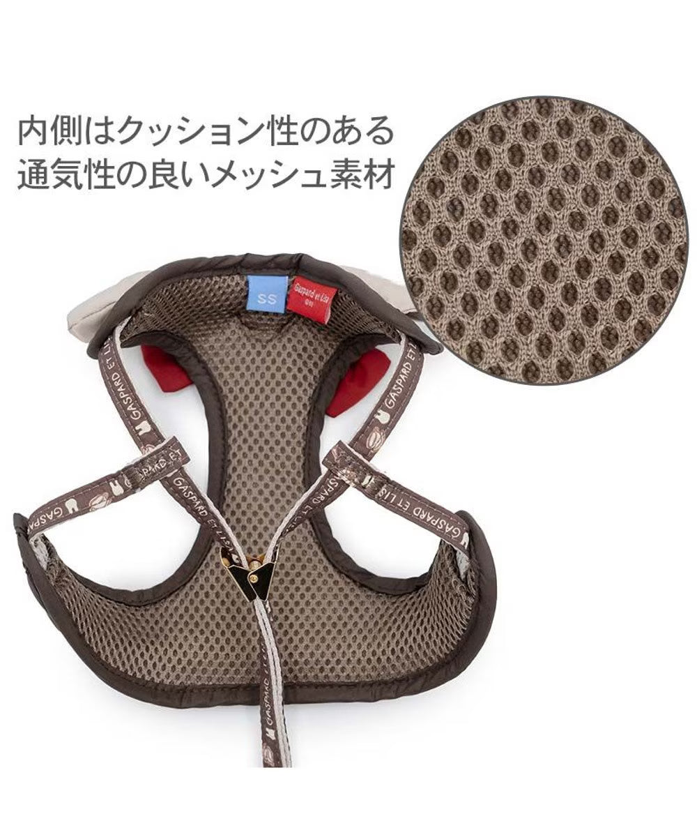 Authentic Lisa and Gaspard Harness & Leash Set Cocoa