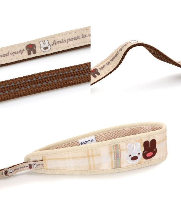 Authentic Lisa and Gaspard Dog Harness & Leash Set