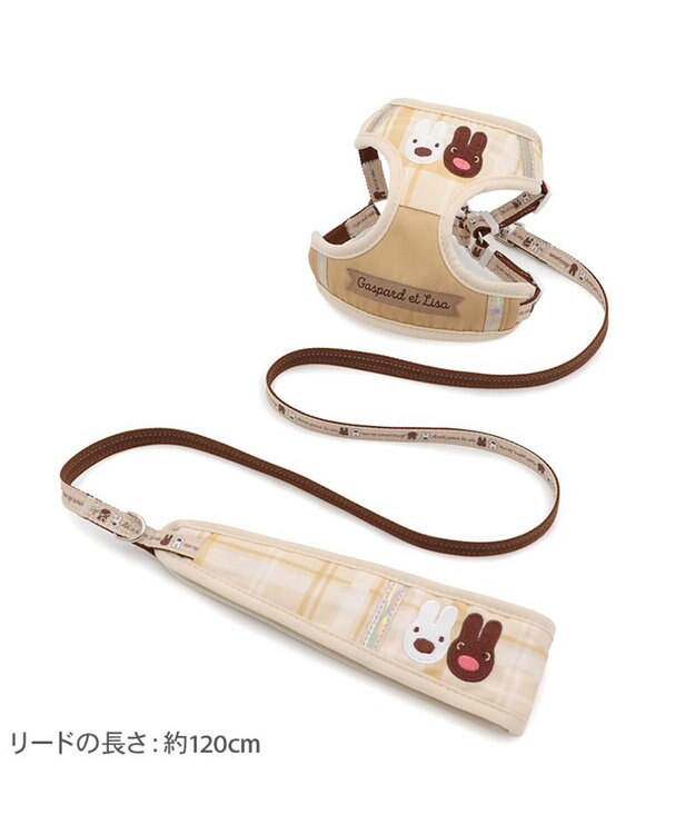 Authentic Lisa and Gaspard Dog Harness & Leash Set