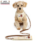 Authentic Lisa and Gaspard Dog Harness & Leash Set