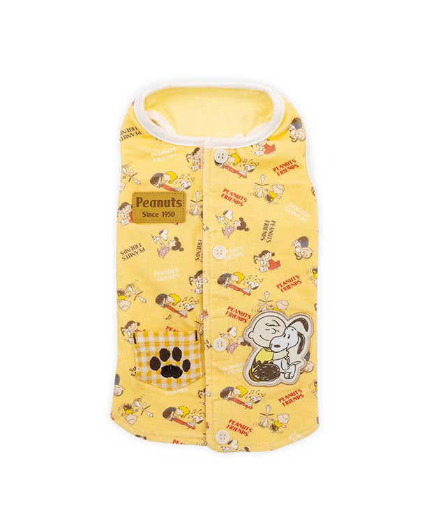Authentic Snoopy Makokoro Hokarela Spa All Vest - Japanese Vest