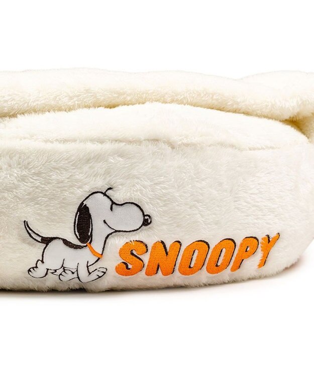 Authentic Far Infrared "Tekuteku pattern" Snoopy Round Sleeping Bag Cuddler Cat Pet Bed Warm Heat Retention Cold Protection Fluffy Nursing Care