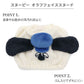 Snoopy Bell Snood Pink Blue