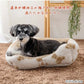 Pet Paradise Bear-shaped Weave Far Infrared Square Cuddler Bed 2 Sizes