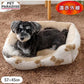 Pet Paradise Bear-shaped Weave Far Infrared Square Cuddler Bed 2 Sizes