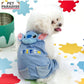 Disney Stitch Face Rompers (Light Blue)