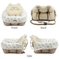 Pet Paradise Bear Canvas-chan Quilted Dog Drive Carrier | Japan Import