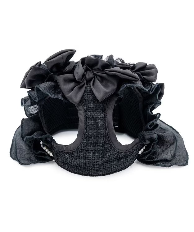 Cherircouture Tweed Vest Harness - Black