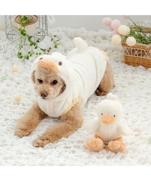 Pet Paradise White Duck Hoodie