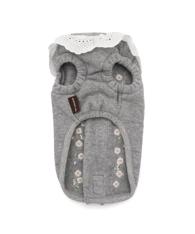 Pet Paradise Floral Embroidered Vest