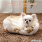 Pet Paradise Bear-shaped Weave Far Infrared Square Cuddler Bed 2 Sizes