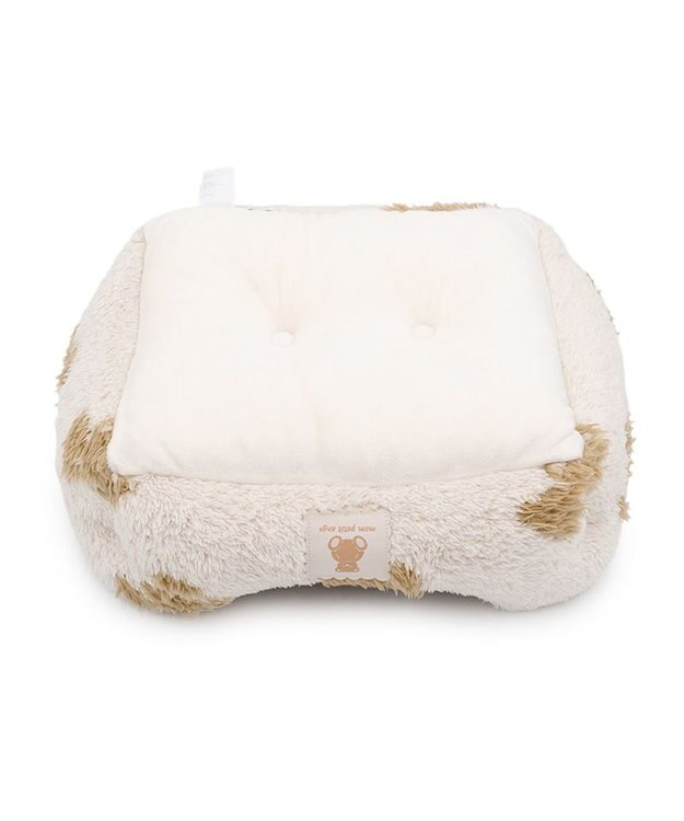 Pet Paradise Bear-shaped Weave Far Infrared Square Cuddler Bed 2 Sizes