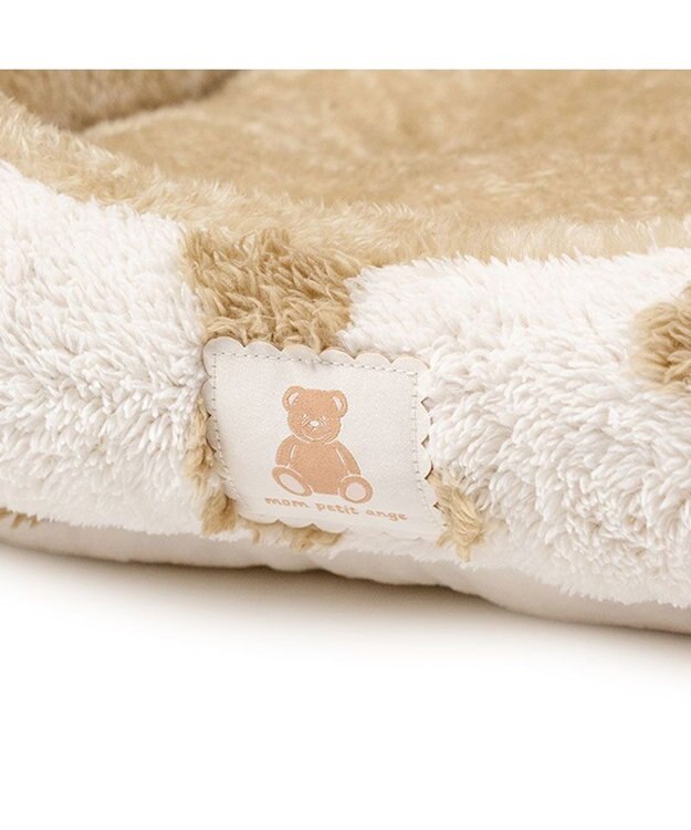 Pet Paradise Bear-shaped Weave Far Infrared Square Cuddler Bed 2 Sizes