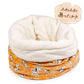 Authentic Snoopy Far Infrared Cylindrical Pet Sleeping Bag | Teku Teku