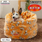 Authentic Snoopy Far Infrared Cylindrical Pet Sleeping Bag | Teku Teku