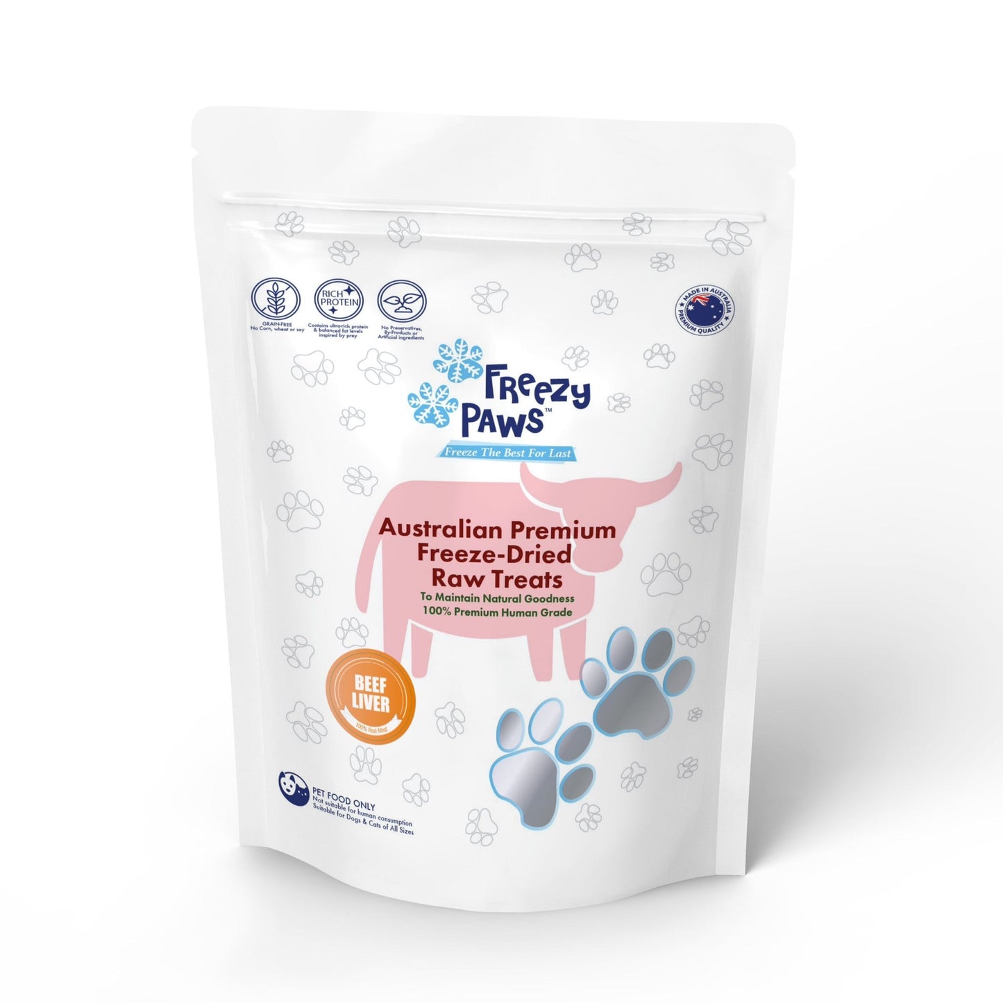 Freezy Paws Beef Liver 100g